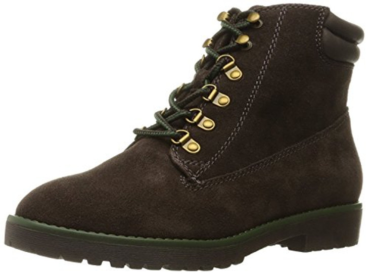 Lauren By Ralph Lauren Mikelle Women Boot (6M, Dark Chocolate)(14041146-P)