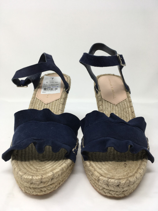 Loeffler Randall Gabby Women Espadrille Wedge Sandals , Blue (16442065-P)
