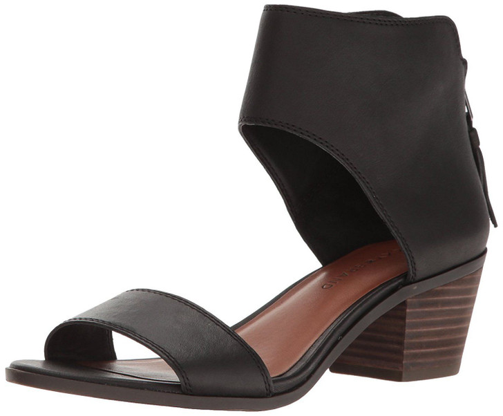 Lucky Brand Footwear Barbina Women Heel Sandals , Black (13092412-P)