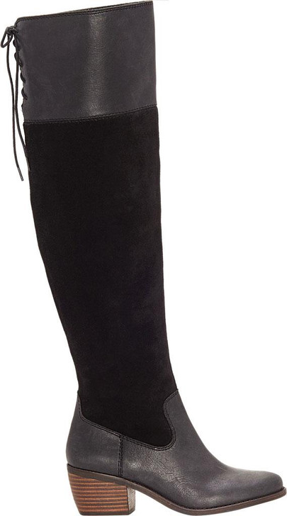 Lucky Brand Komah Women Knee High Boots , Black (14106137-P)