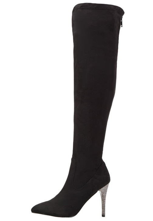 Nina Rocklin Women Over The Knee Boots , Black (12514206-P)