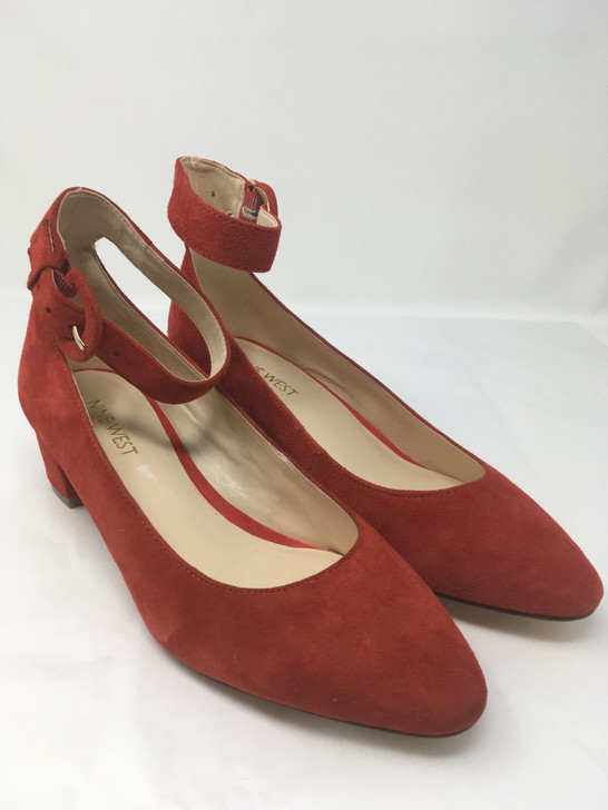 Nine West Brianyah Women Heel Sandals , Red (15843679-P)