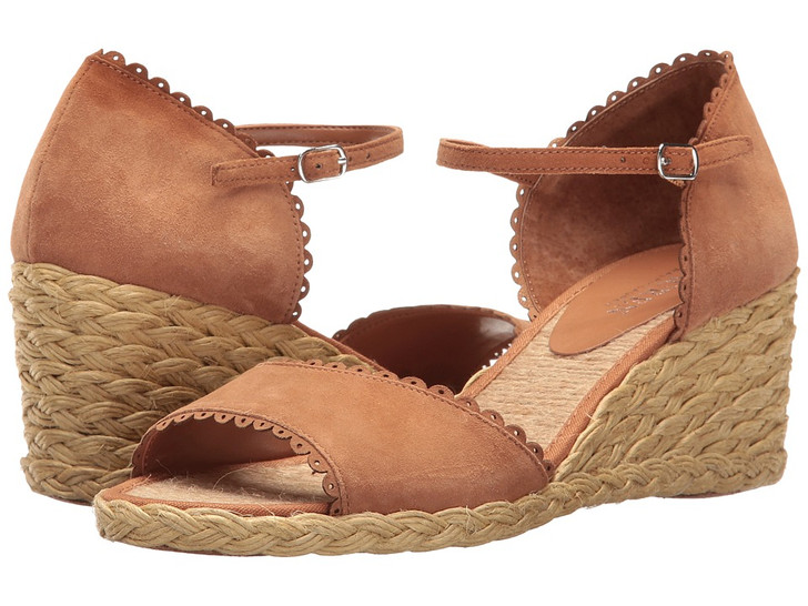 Ralph Lauren Chrissie Women Wedge Sandal , Tan (13224871-P)