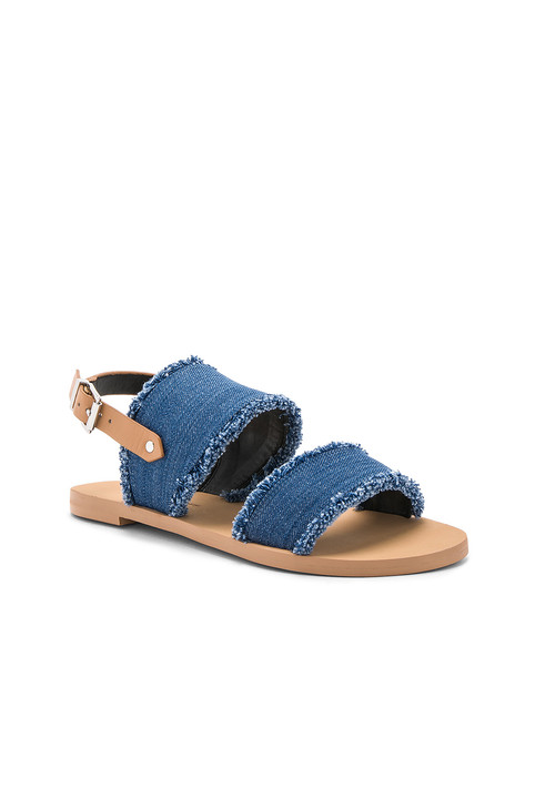 Rebecca Minkoff Emery Women Slide Sandals , Blue (18078076-P)