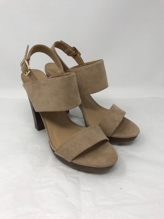 Report Lawrena Women Platform Sandals , Taupe (13736440-P), US 9