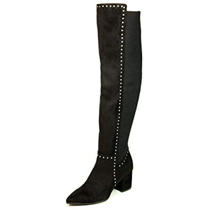 Seven Dials Nicki Women Over The Knee Boots , Black (15075149-P)
