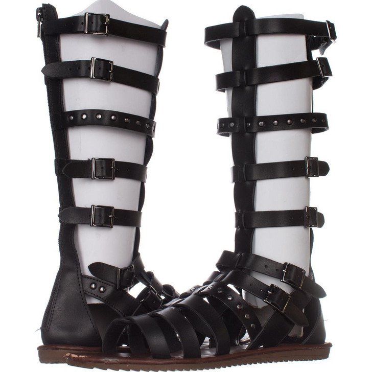 Seven Dials Sarita Women Gladiator Sandals , Black (13275901-P)
