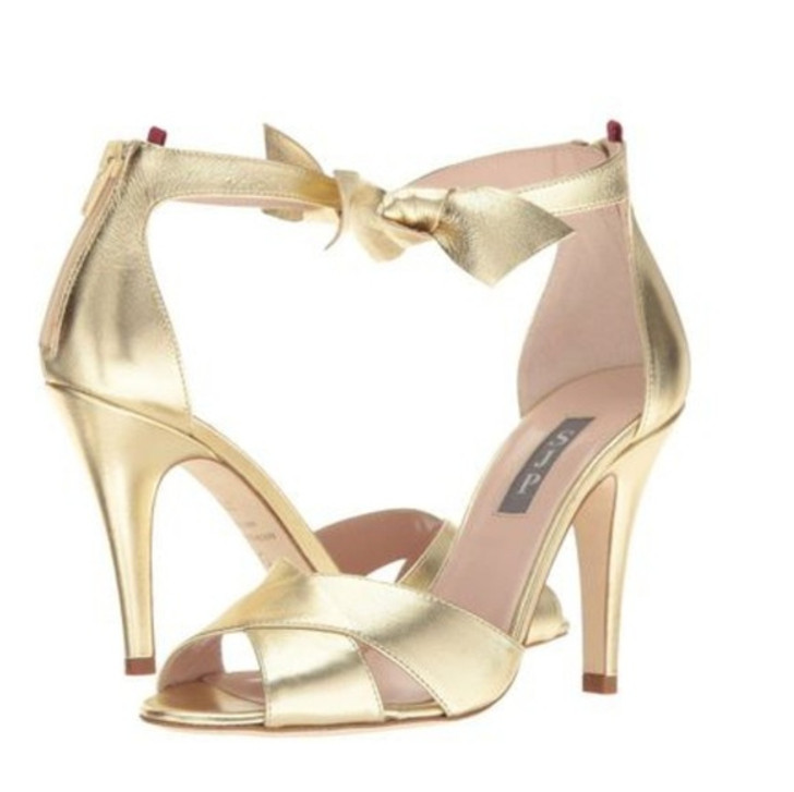 Sjp By Sarah Jessica Parker Buckingham Women Heeled Sandals , Gold (17247843-P)