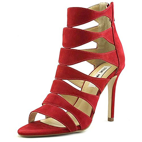 Steve Madden Swyndlee Women Sandal (8M, Red)(16526841-P)