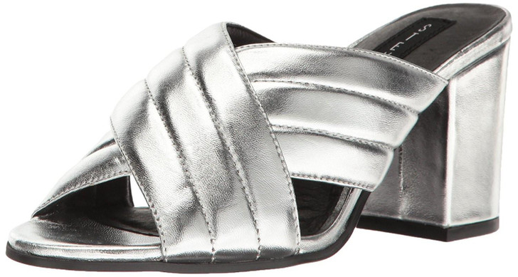 Steven By Steve Zada Women Mule , Silver (12616495-P)