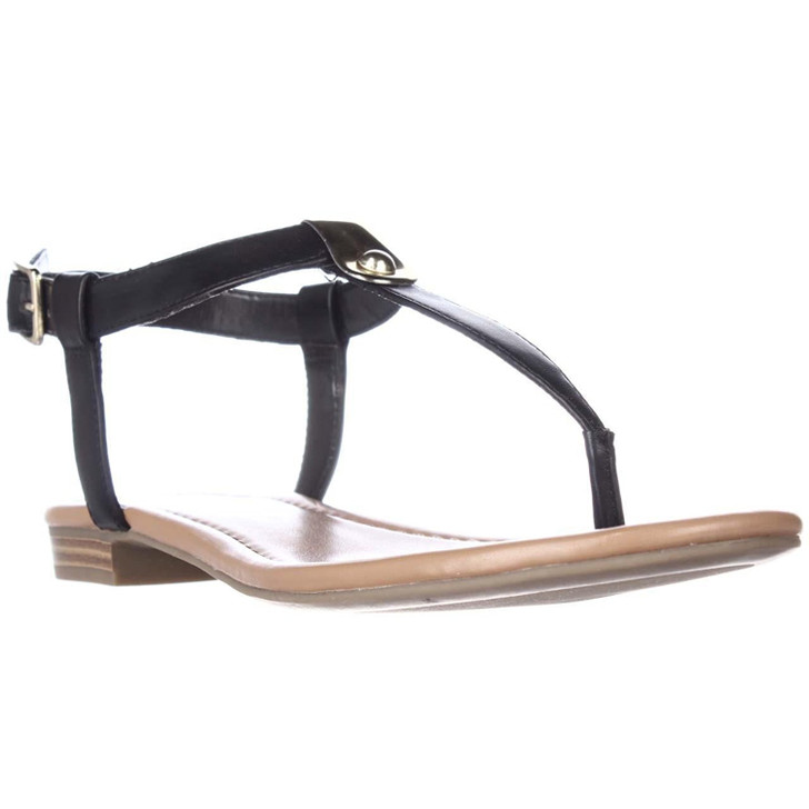 Style & Co Baileyy Women Thong Sandals , Black (13607792-P)