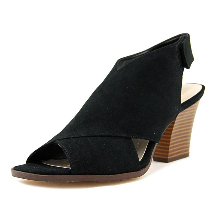 Style & Co Danyel Women Slingback Sandals (6.5 M, Black)(14543591-P)
