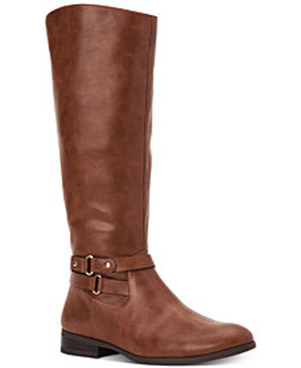 Style & Co Sophiie Women Riding Boots , Brown (12242121-P)