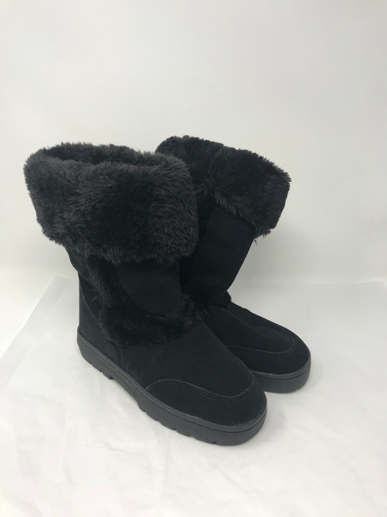 Style & Co Witty Women Faux-Fur Cold Weather Boots , Black (10041598-P)