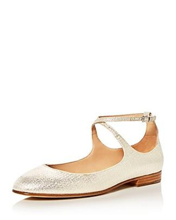 Via Spiga Yovela Women Ballet Flats , Silver (18966601-P)