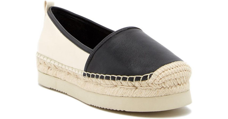 Vince Camuto Mappen Women Espadrille Flats , Black (16318080-P), US 10