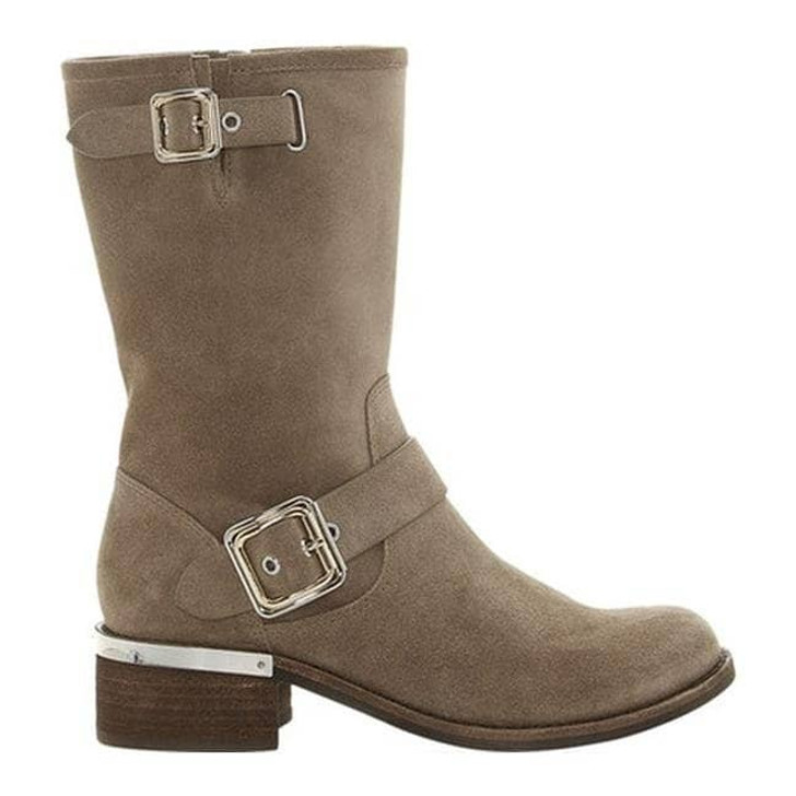 Vince Windy Women Mid Calf Boots , Taupe (15977359-P)