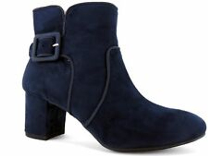 White Mountain Calisi women ankle boots , Navy (16375013-P)