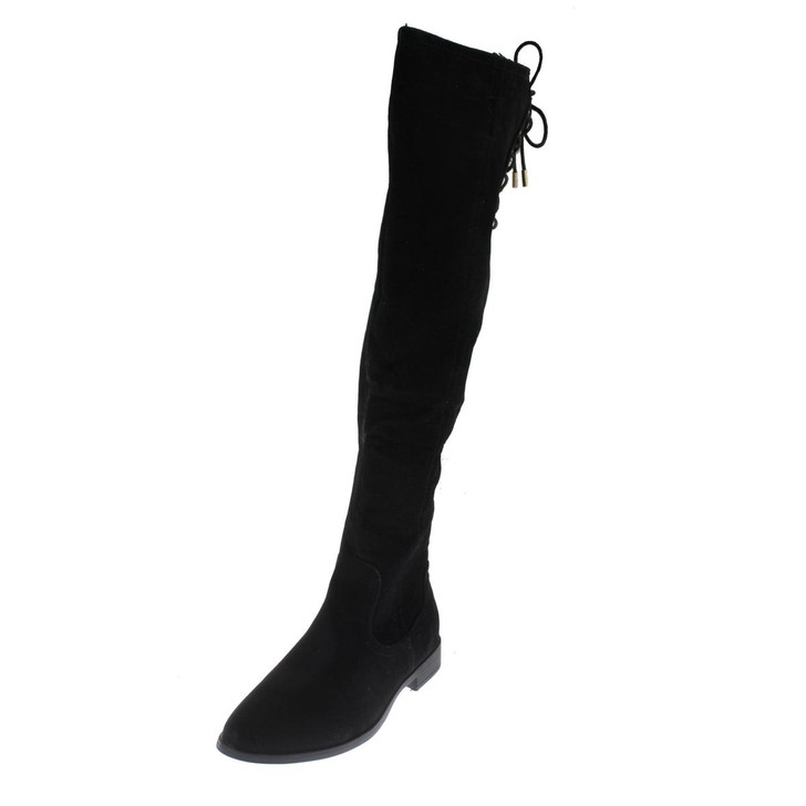 Xoxo Trish Women Over The Knee Boots , Black (17680265-P)