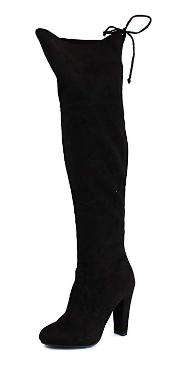 Zigi Soho Brock Women Over The Knee Boots , Black (12071189-P)