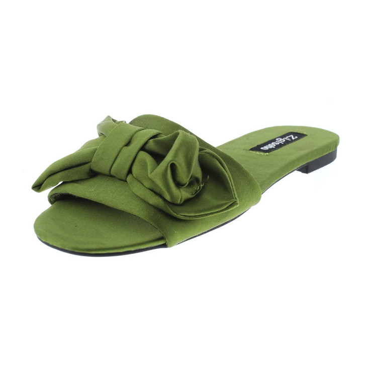 Zigi Soho Valiant Women Slide Sandals , Green (12650159-P)