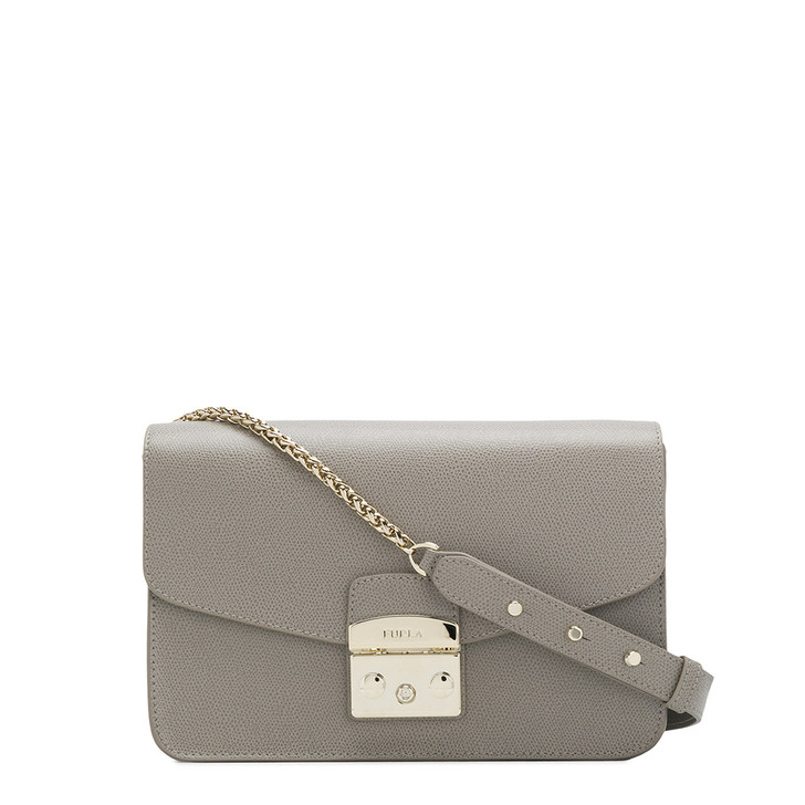 Furla 972394 Women Crossbody Bags Grey (972394_METROPOLIS_SABBIA)