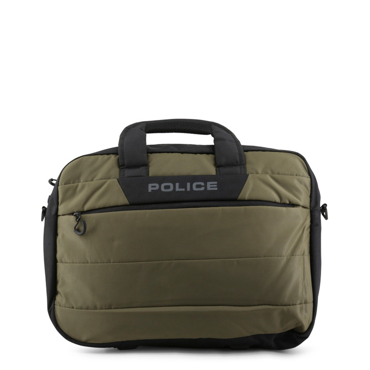 Police PTO020010 Men Briefcases Green (PTO020010_1-2_HEDGE_ARMYGREEN)