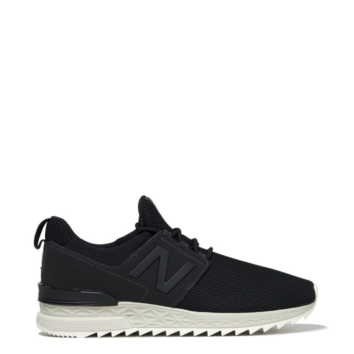 New Balance MS574 Men Sneakers, Black (94445)