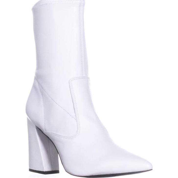 Kenneth Cole New York Galla Women Booties, White 7 M(16163892)