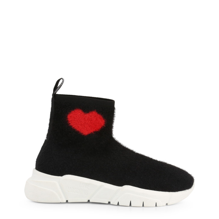 Love Moschino JA15333G18IX Women Sneakers, Black (103147)