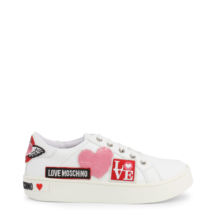 Love Moschino JA15113G18IF Women Sneakers, White (103139)