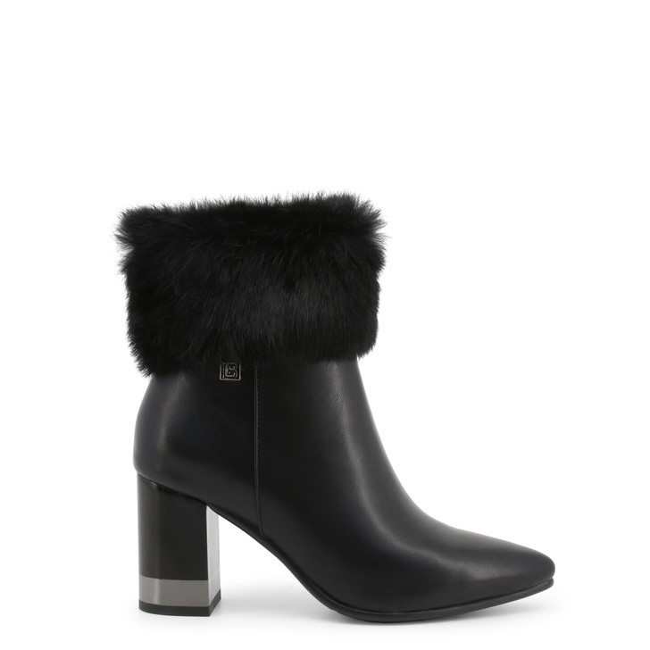 Laura Biagiotti 5824-19_CALF-FUR Women Ankle boots Black,102763