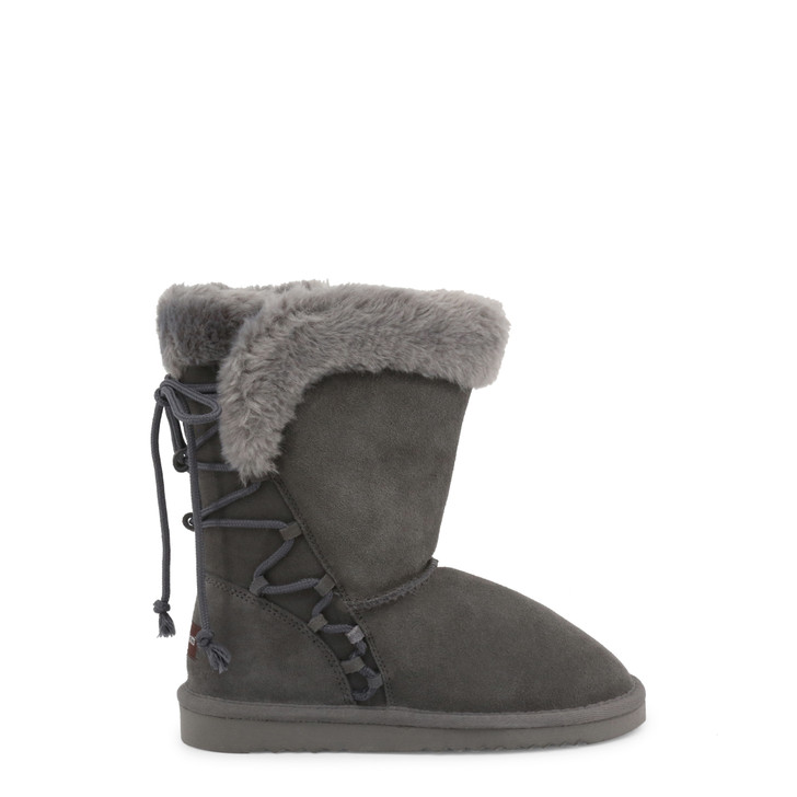 Laura Biagiotti 5898-19 Women cold weather Ankle boots, Grey (102609)