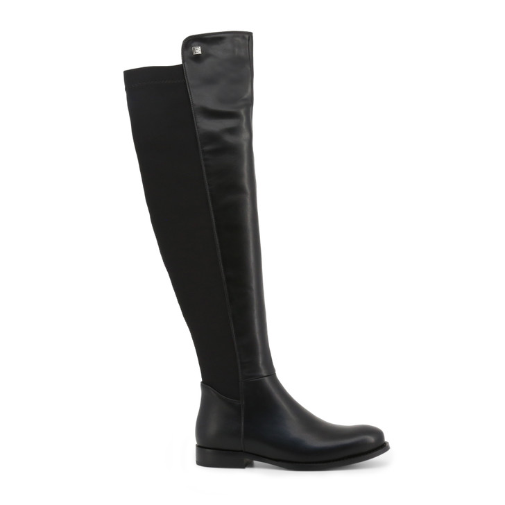 Laura Biagiotti 5865-19_CALF-LYCRA Women Boots Black,102430