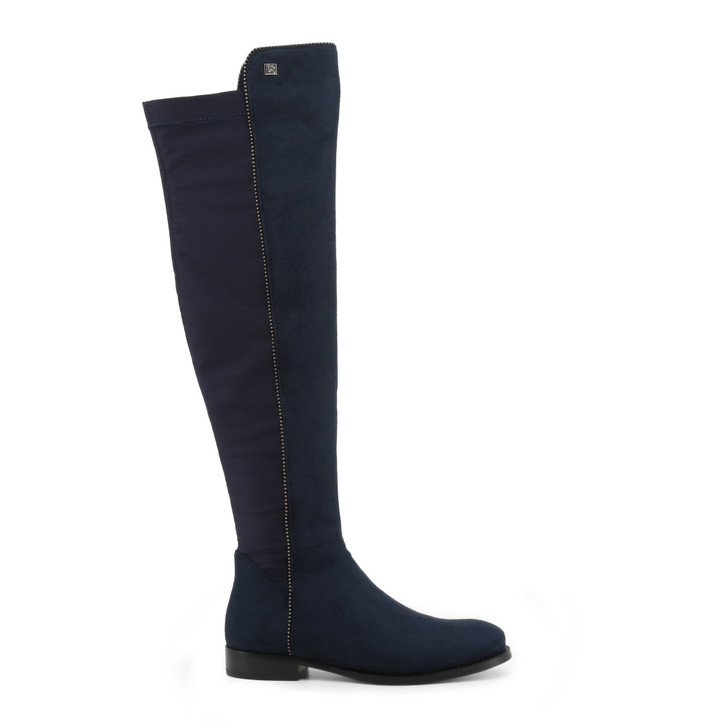 Laura Biagiotti 5864-19_MICRO-LYCRA Women Boots, Blue (102429)