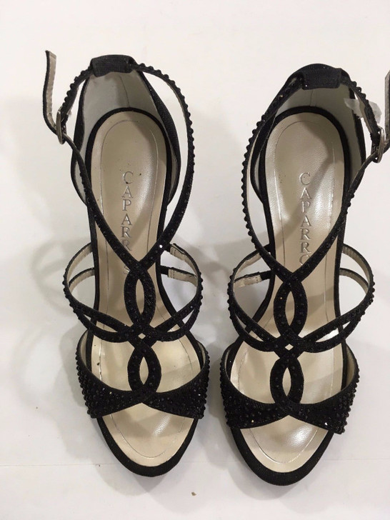Caparros Nixie Women Heel Sandal , Black (11552803-P)