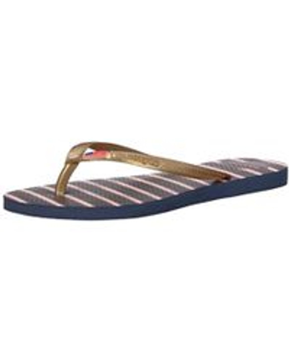 HAVAIANAS AMERICANA WOMEN THONG SANDALS , Navy (15163017-P)