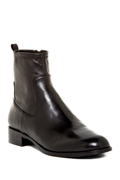 Via Spiga Jodi Women Ankle Leather flat ankle boots, Black (14411016-P)