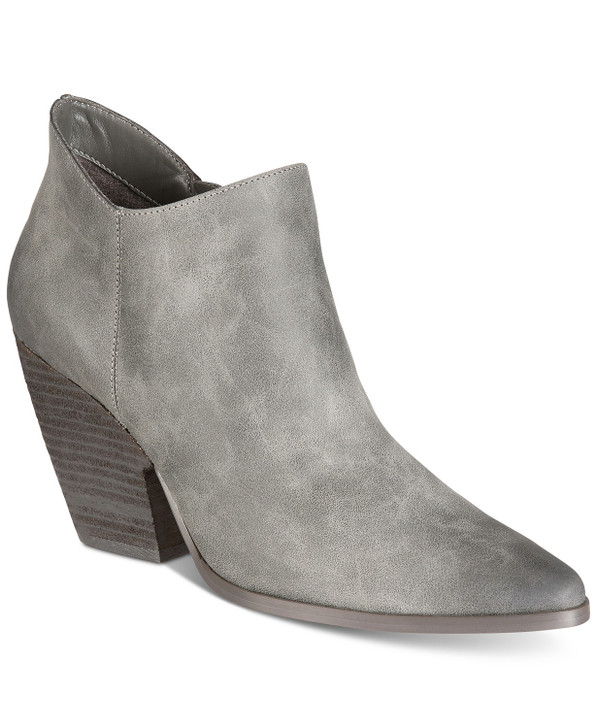 Charles By Charles David Natasha Women Ankle Bootie Boots, Med Gray 10M(18329486-P)