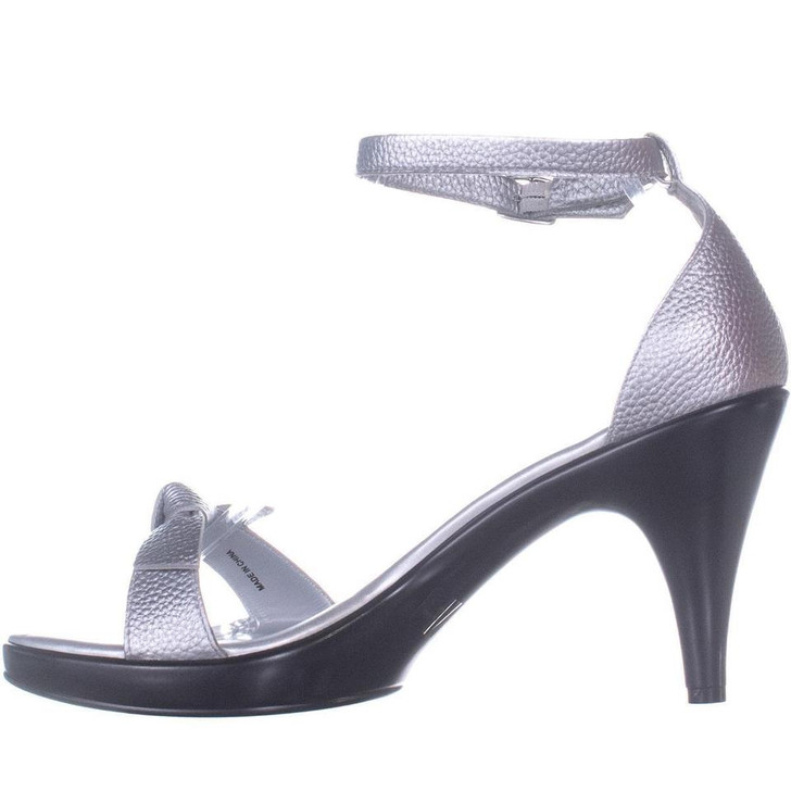 Callisto Santee Women Ankle Strap Sandals, Silver 7M(16184066-P)