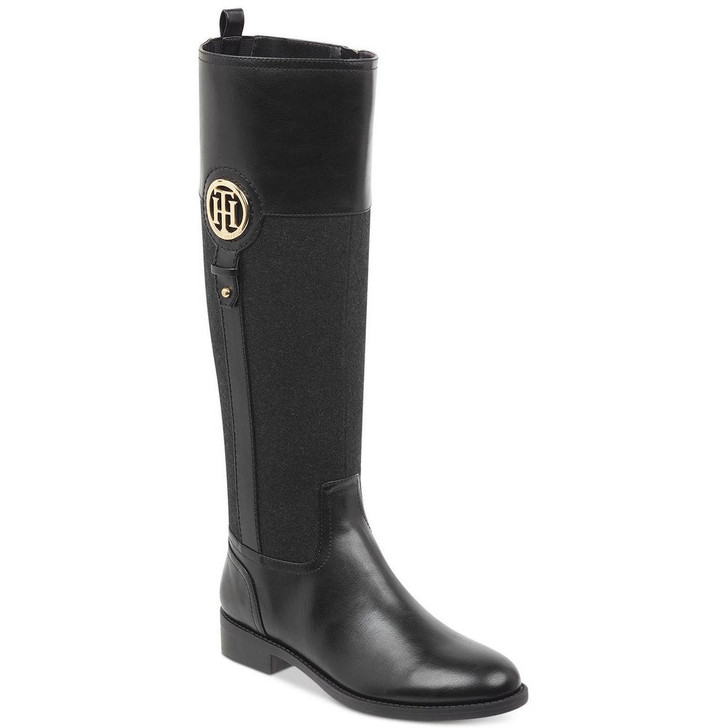 Tommy Hilfiger Ilia Women Knee-High Boots, Black 7.5M(17582143)