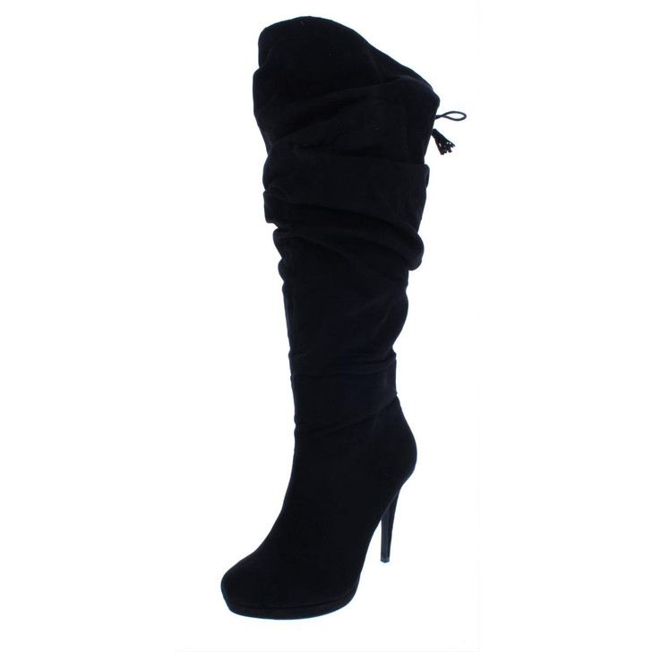 Thalia Sodi Brisa Women Over The Knee Boots, Black 11M(11203934)