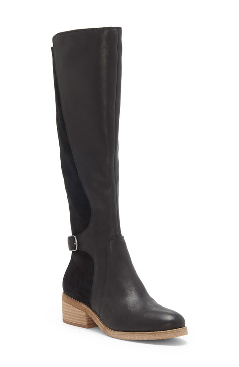 Lucky Brand Lk-Timinii Women Knee-High Boots, Black 7.5M(11083417)