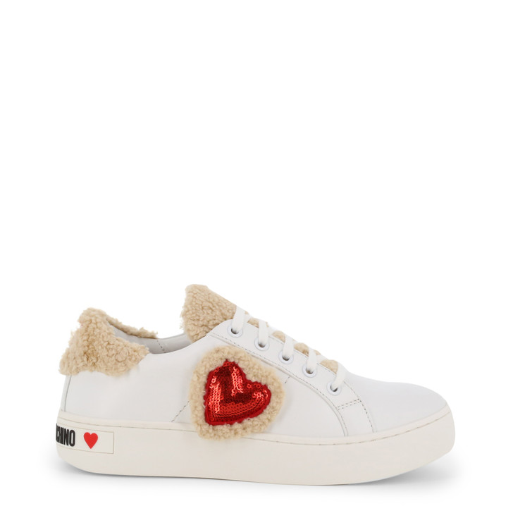 Love Moschino JA15543G08JDX Women Sneakers, White (103990)