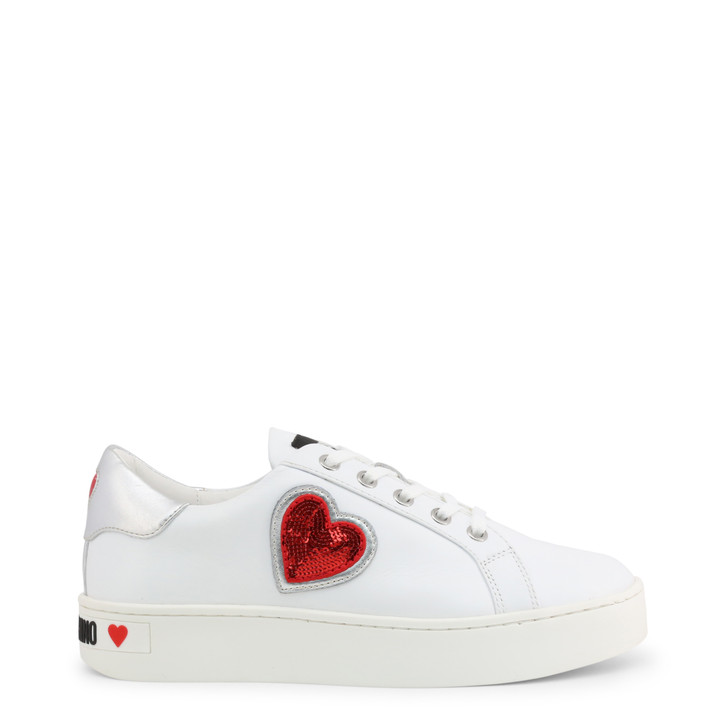 Love Moschino JA15063G1AIF Women Sneakers, White (106874)