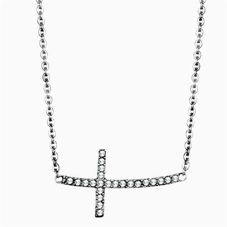 Women Stainless Steel Top Grade Crystal Necklace, (almd-TK1931)