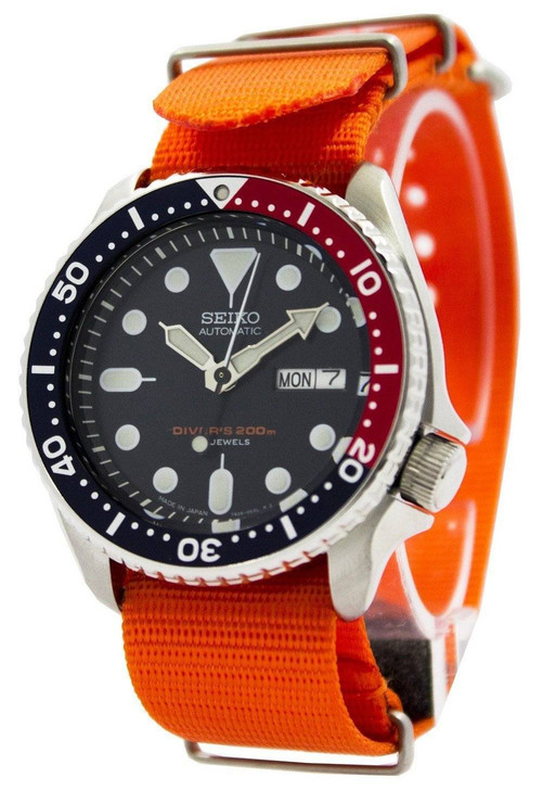 Seiko Automatic Diver's 200M NATO Strap SKX009J1-NATO7 Men's Watch