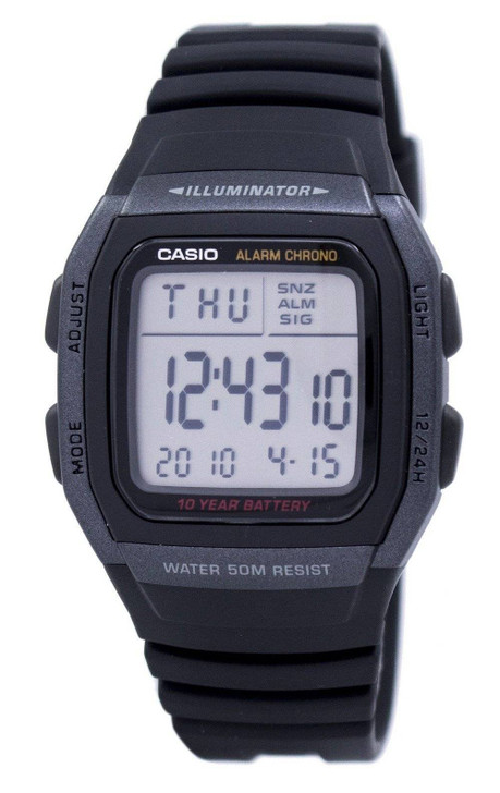 Casio Youth Digital Illuminator W-96H-1BVDF W96H-1BVDF Men's Watch | Lahdee