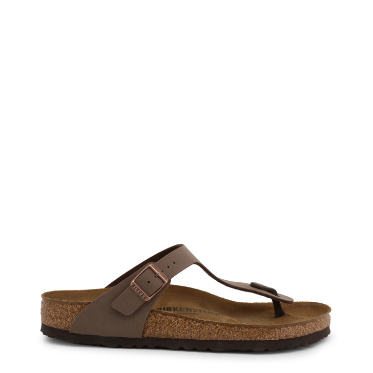 Birkenstock GIZEH_BIRKO-FLOR-NABUCK Unisex Flip Flops, Brown (107760)