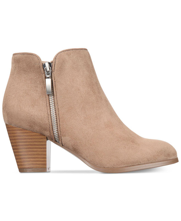 Style & Co Jamila women ankle bootie boots, Tan Us 7(14541006)